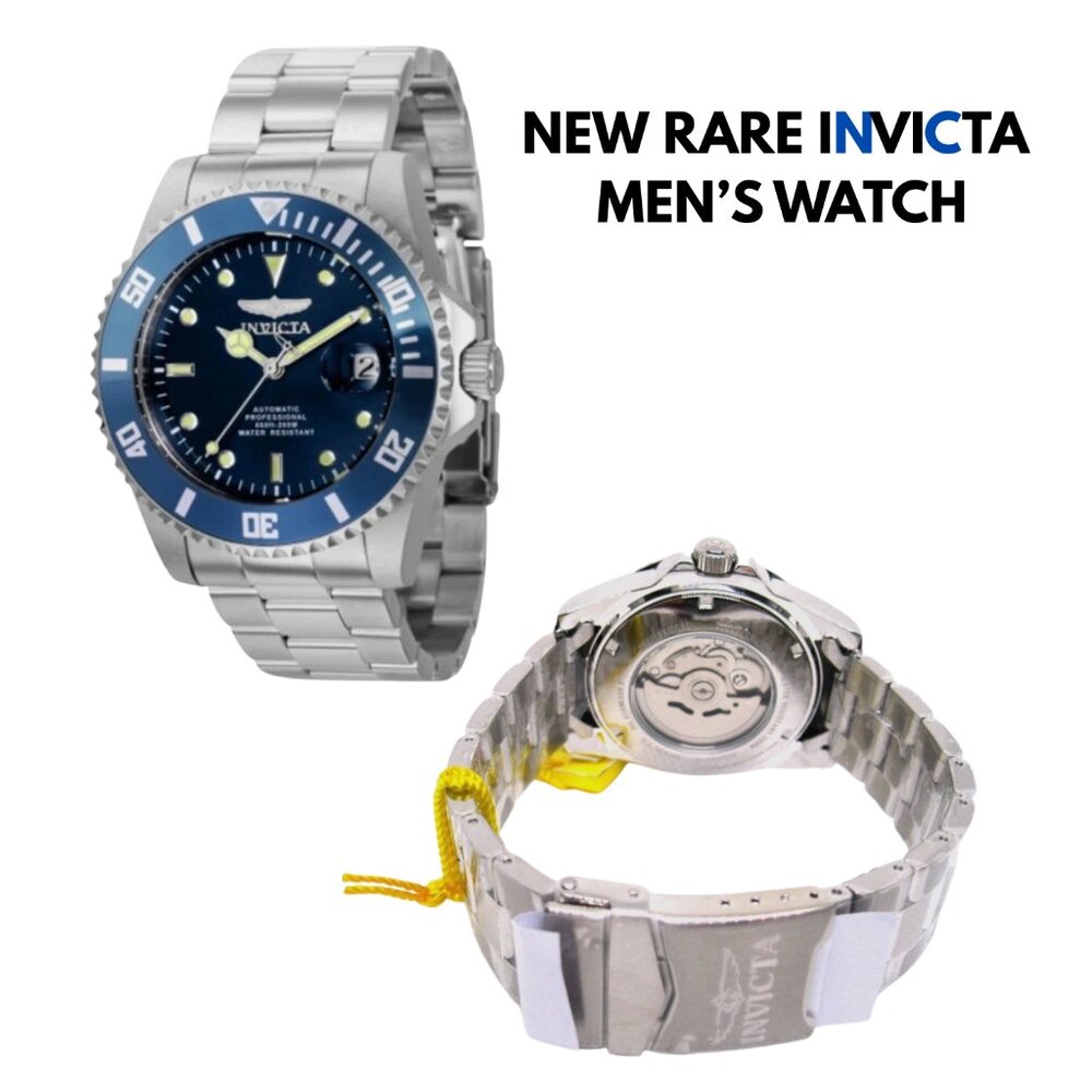 NEW AUTHENTIC Invicta Pro Diver Automatic Men's Watch - 44mm. Steel
